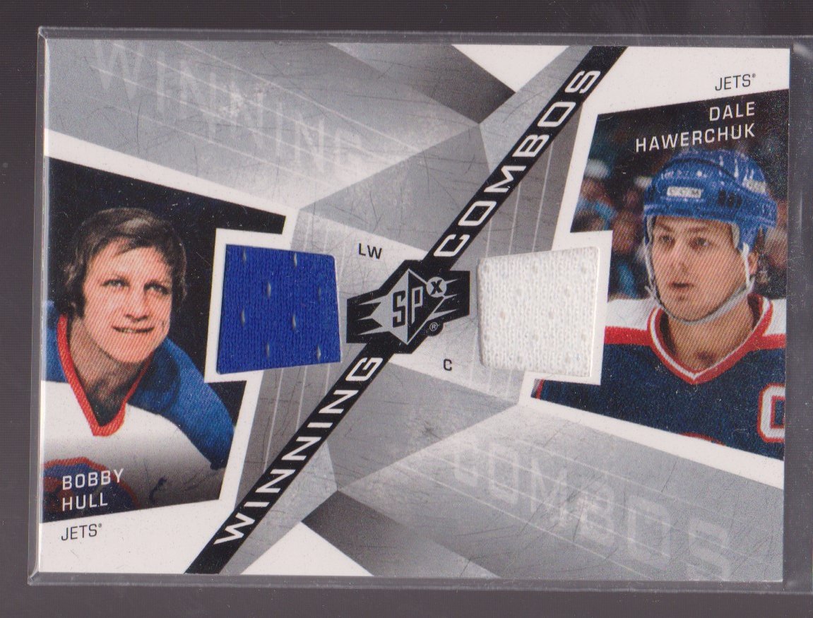 (image for) 2008-09 SPx Winning Combos #WCHH Bobby Hull/Dale Hawerchuk